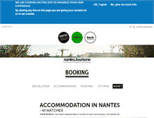 Tablet Screenshot of booking.nantes-tourisme.com